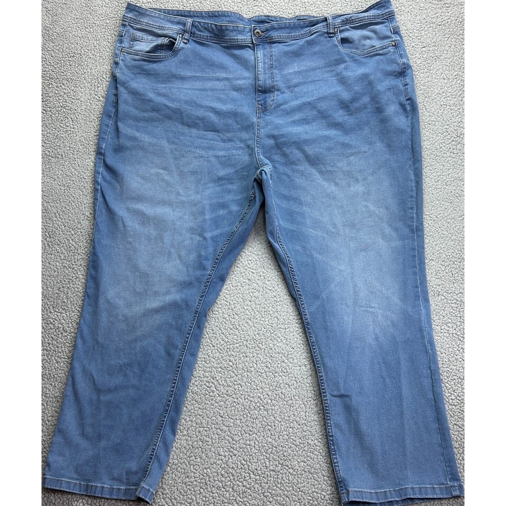 New York & Company Jeans Womens 50x30 Blue‎ Denim High Rise Perfect Athletic Fit